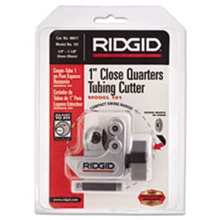 Rid Rid 40617 Model 101 Close Quarters Tubing Cutter; 2.5 in. Tool Length; 0.25-1.12 in. Cut Cap. 40617